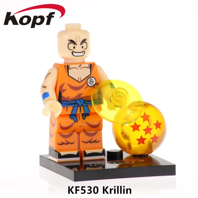Одиночная Dragon Ball Z строительные блоки Klin Lan Qi Сунь Укун Gotenks коллекция экшн-фигурки подарки игрушки для детей PG1376 - Цвет: KF530 Without Box