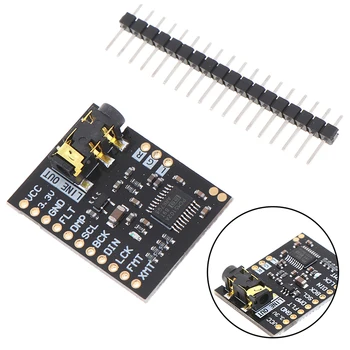 

1 pc PCM5102A DAC I2S Interface Decoder Board 192KHz 24bit Stereo Jack Digital Audio Player Phat Format Module for Raspberry Pin