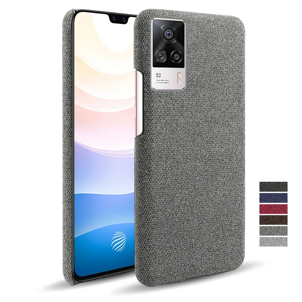 For VivoFor Vivo S9e V20 SE V11i S9 U3 Z3 Z3i Funda Luxury Cloth Texture Fitted Case VIVO S5 S6 Z6 5G S7 V15 Pro Cover Coque | Мобильные