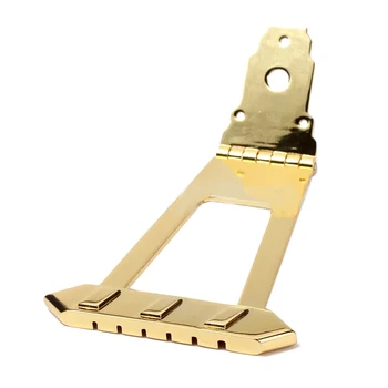 

6 String Guitar Trapeze Bridge Tailpiece for Jazz Archtop Guitar Replacement