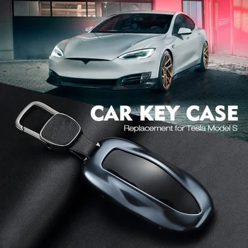 

Car Key Remote Case Cover Holder Case Shell Protector Replacement for Tesla Model S Aluminum Alloy Car Styling Auto Accessories