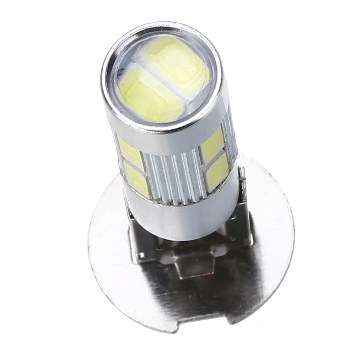 Mayitr 4pcs 12V H3 5630 10SMD LED Car Fog Lamp Super White Auto Driving Brake Light Signal Lamp Bulb for Car Light Source