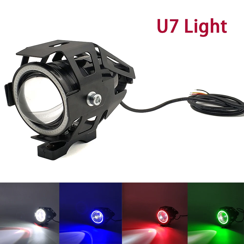 

For Yamaha TTR125 TTR250 ttr 125 250 600 TTR600 Motorcycle Headlight spotlight moto U7 LED Light motorcycle accessories