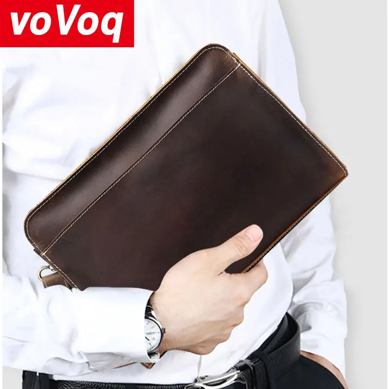 Shoulder Bag Business Handbag Women's Genuine Leather Brand Crossbody Fashion Messenger Bags Vovoq Hot Sale |