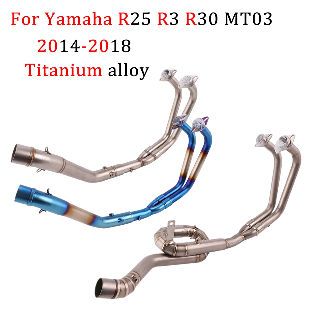 Мотоцикл Полная система выхлопа для Yamaha YZF R3 R25 R30 MT03 2014-2018 MT 03 R 3 мотоцикл глушитель
