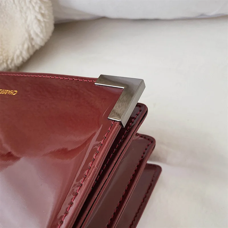 Bolsos Mujer модная гладкая ПУ сумка на плечо для женщин роскошные сумки женские сумки дизайнерские женские сумки через плечо с цепочкой
