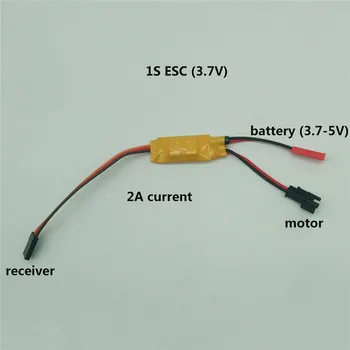 

1PC 1S 2S 3S ESC Speed Controller for RC Mini Tank Car Boat Airplane DIY PartsMicro Two-way Brushed 3.5-4.8V 2A 5A