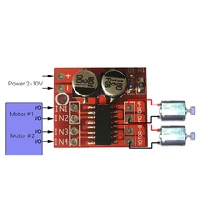 1 шт. мини-модуль pwm контроль скорости за L298N1.5A 2-Way MX1508 DC двигатель драйвер модуль pwm скорость двойной h-мост шаговый