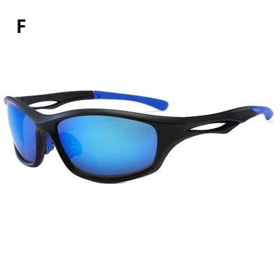 Модные велосипедные очки унисекс уличные очки для горного велосипеда UV400 велосипедные очки спортивные солнцезащитные очки для езды - Цвет: F