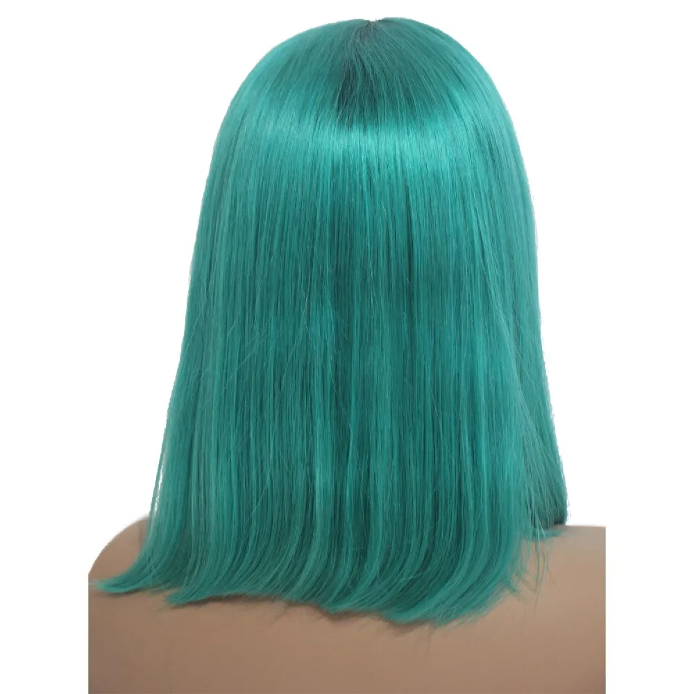 curto bob natural em linha reta comprimento