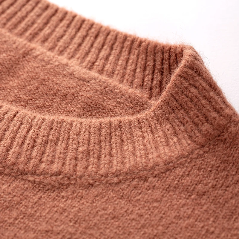ARTKA Осень Зима женский свитер модные Пять цветов шерстяные трикотажные свитера с круглым вырезом свободный пуловер шерстяной свитер YB11191D