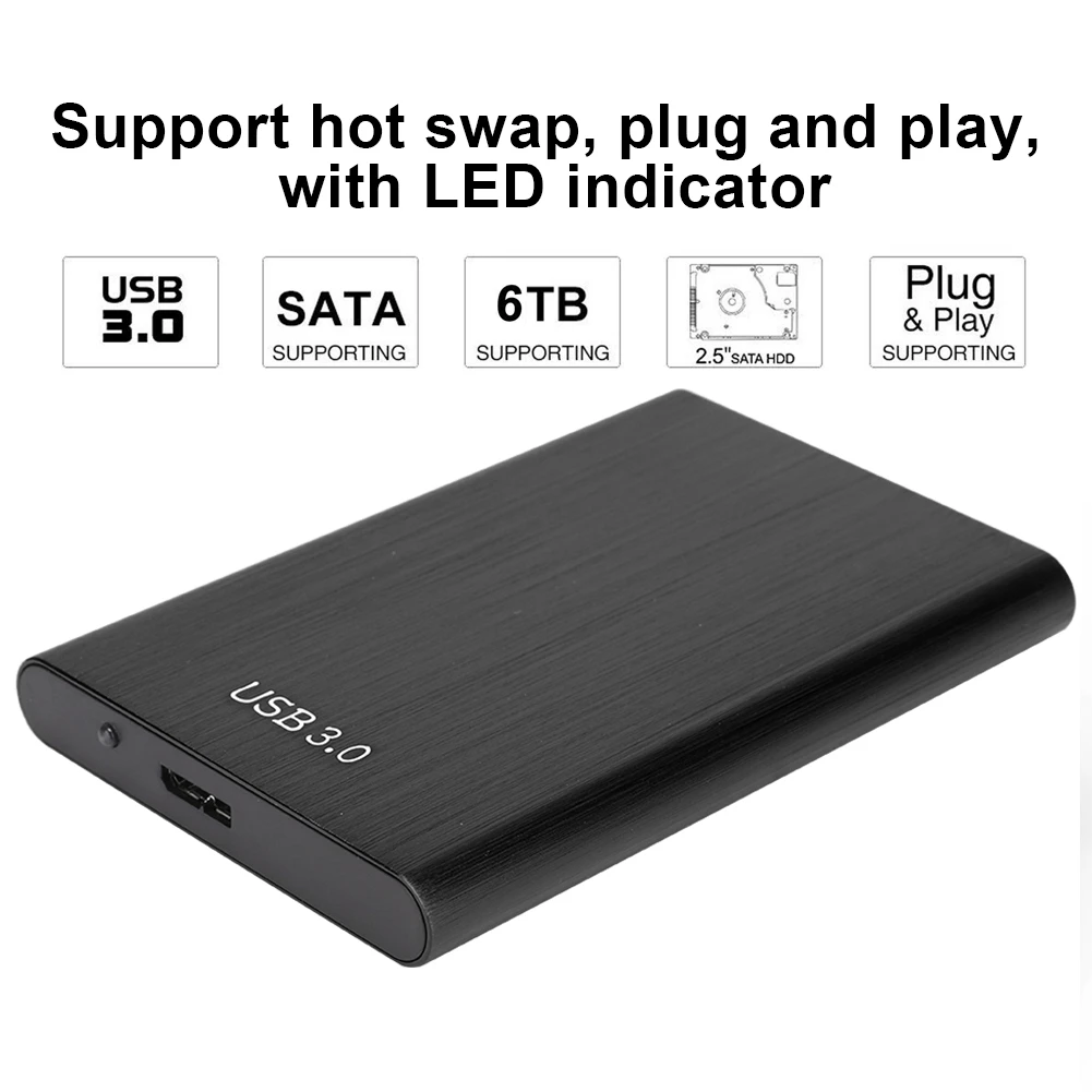 SATA USB 3,0 жесткий диск для ноутбука SSD корпус Внешний чехол для ноутбука с прокладкой и отверткой 2,5 дюймов Чехол для дисков s