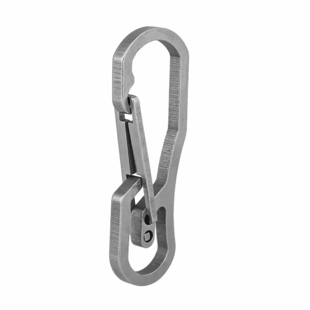 

Outdoor Multifunctional Wire-cut Climbing Carabiner EDC Key Ring Mini Chain Locking Climbing Hiking Accessory Tool