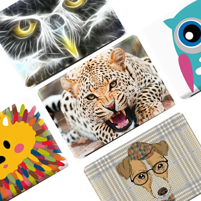 Laptop Coque Per Macbook Air 13 Pro 13 2018 2019 A1932 A1989 Custodia Cartoon Panda Owl Per Macbook Air 11 Pro Retina 12 13 15 Cover