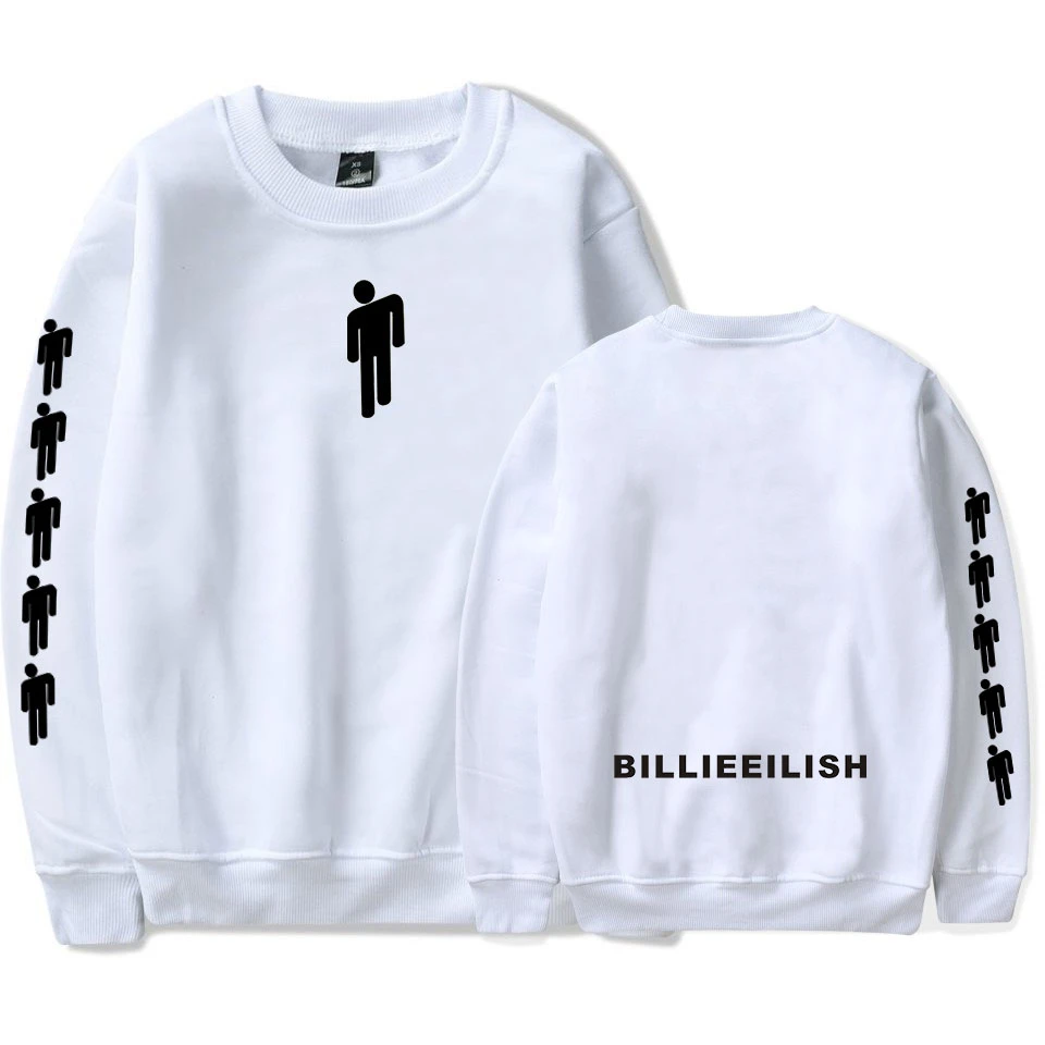 Billie Eilish para mujer sudaderas con capucha niñas suéter Casual de manga larga sudadera Hip Hop de sudaderas con Sudaderas con capucha y sudaderas| - AliExpress