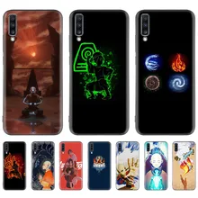 Avatar último maestro aire caso para Samsung Galaxy A50 A90 5G A70 A20 e A80 A60 A30 s A10 A6 a8 + A9 2018 negro teléfono Coque Sac