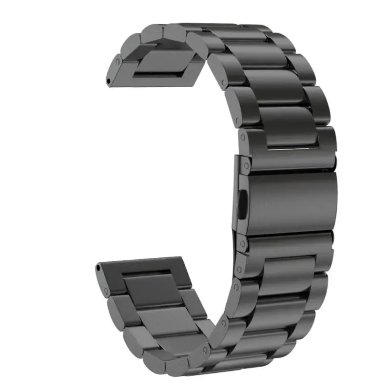 BK Наручный ремешок из нержавеющей стали для Garmin Fenix 6/Fenix 6 Pro комплект часов - Цвет: BK