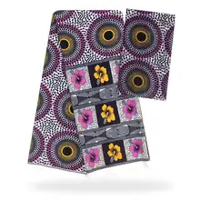 Имитация атласная шёлковая Ткань Горячая африканская ткань атласная ткань высокого качества Новое поступление 4+ 2 ярдов/шт SM30