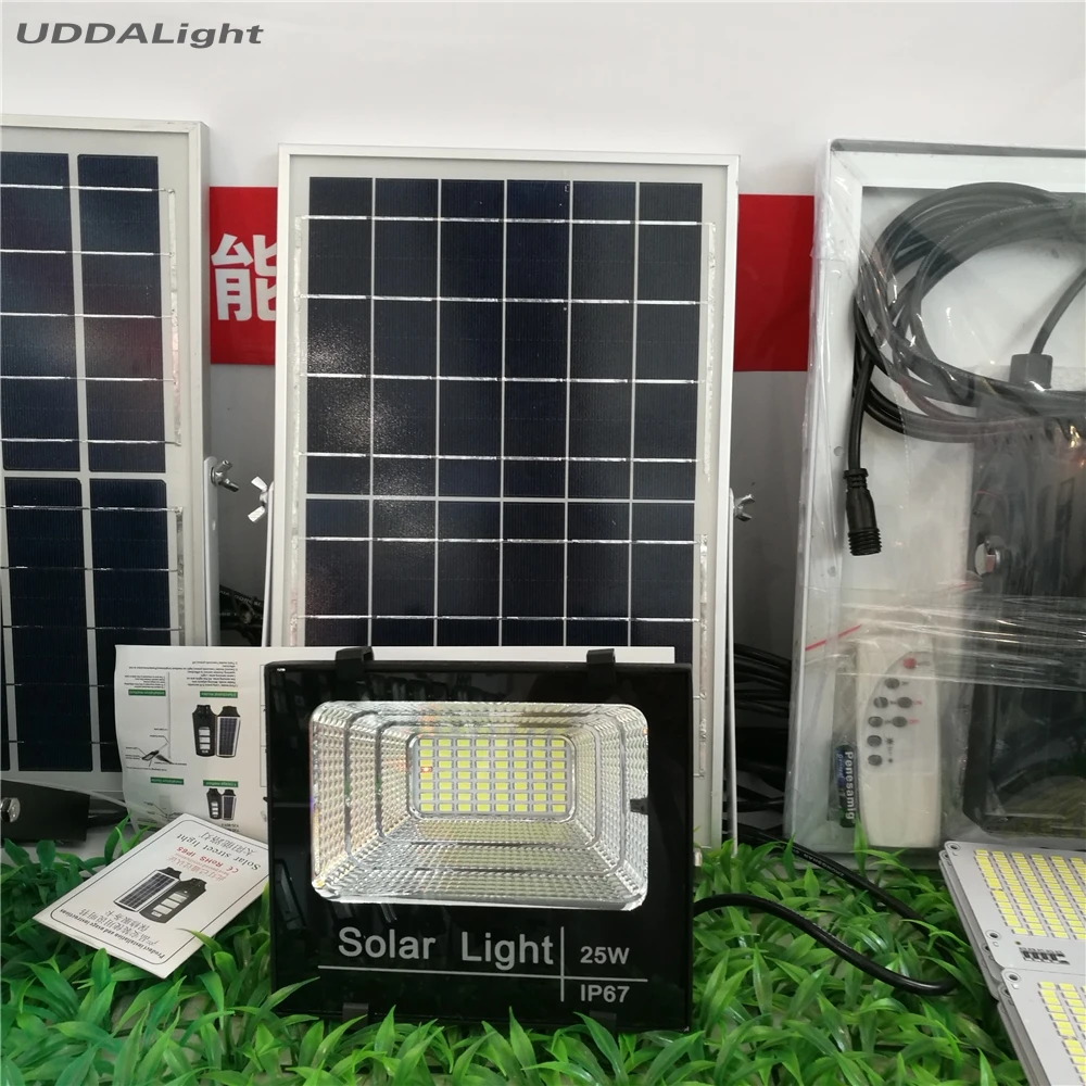 solar floodlight 25W led solar street light led outdoor