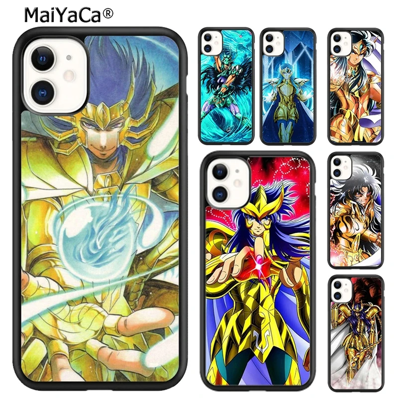 MaiYaCa Овен Mu Sagitario Saint Seiya чехол для телефона iPhone 5 SE 6 6s 7 8 plus X XR XS 11 12 13 pro max Galaxy S9 S10 |