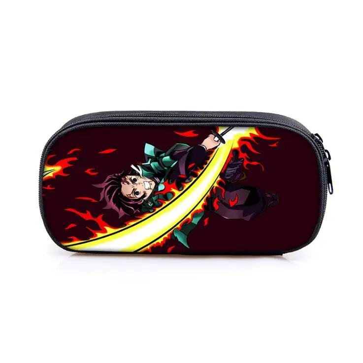 animePencil чехол ghost blade Большая вместительная сумка для карандашей для мальчиков и девочек мультяшная коробка для ручек двойная молния сумки для ручек