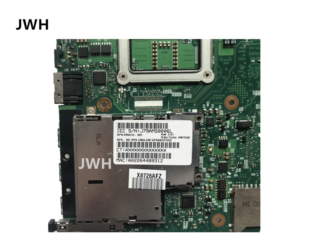 Для hp 540 550 541 материнская плата 495410-001 495410-501 495410-601 тестирование работы