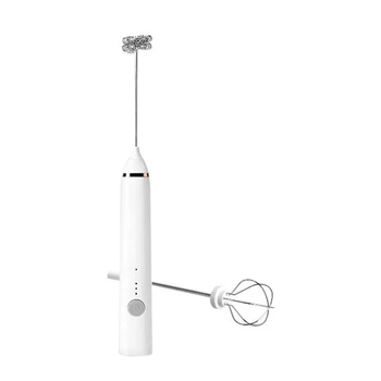 

Milk Frother, Rechargeable Hand-Held Electric Milk Frother 3 Adjustable USB Charging Can Be Used for Coffee Whis