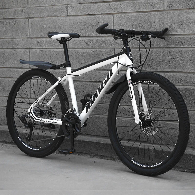Excellent Mountain Bike Speed Off-road Double Disc Brakes Oil Brake Shock Absorber Road Racing Light Student Adult Sports Car 3