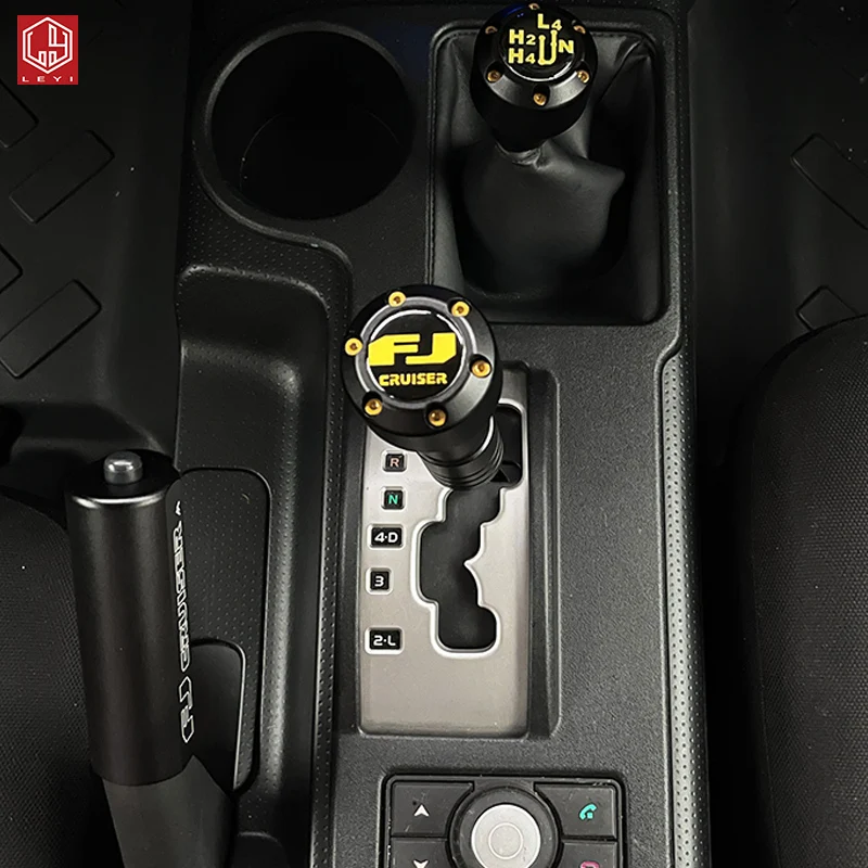For Toyota Fj Cruiser Gear Shift Knob Aluminum Alloy Handbrake Car