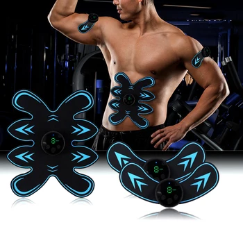 

Gym Equipment Abdominal Muscle Trainer Arm Body Slimming Fat Burning Muscle Stimulator Electric Muscle Training Machine Fitness