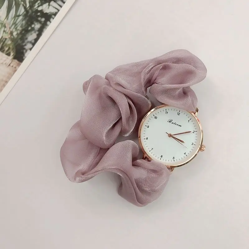 Creative Fashion Ribbon Digital Watch Little Fairy Elegant Personality Student Girl Watch Without Clasp Bracelet Watch 