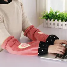 Мультяшные длинные осенние и зимние студенческие манжеты женские противообрастающие для чистки мальчиков с длинными рукавами для офиса, работы, дома