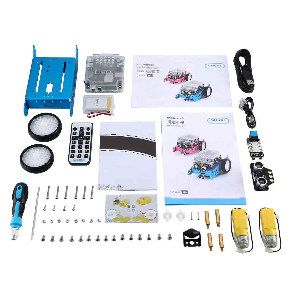 

Makeblock Mot Robot Kit Programming Education Robot Entry Level Programming for Children Stem Education mBot V1.1 BT Version