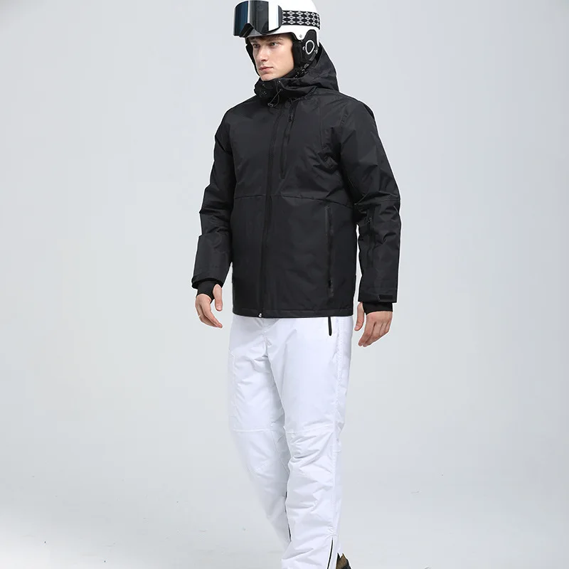 30 градусов Открытый Сноубординг водонепроницаемый пропускающая воздух лыжная куртка для мужчин и женщин лыжная куртка полный резиновый уплотнитель сохраняет тепло ветровка