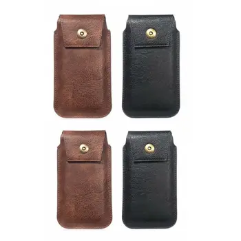 

Vintage PU Leather Waist Bag Belt Loop Holster Phone Pouch Wallet Case 5.5-6.5in Phone bag