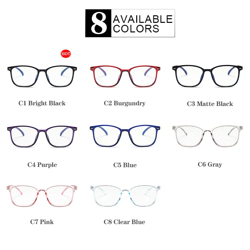 Higodoy Ретро Анти-синие очки Рамка для мужчин винтажные прозрачные очки близорукость синий свет Блокировка женские очки