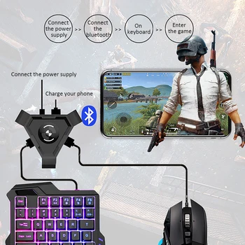 

PUBG Keyboard Mouse Converter High Quality Bluetooth Keyboard Converter For Android Game Adapter