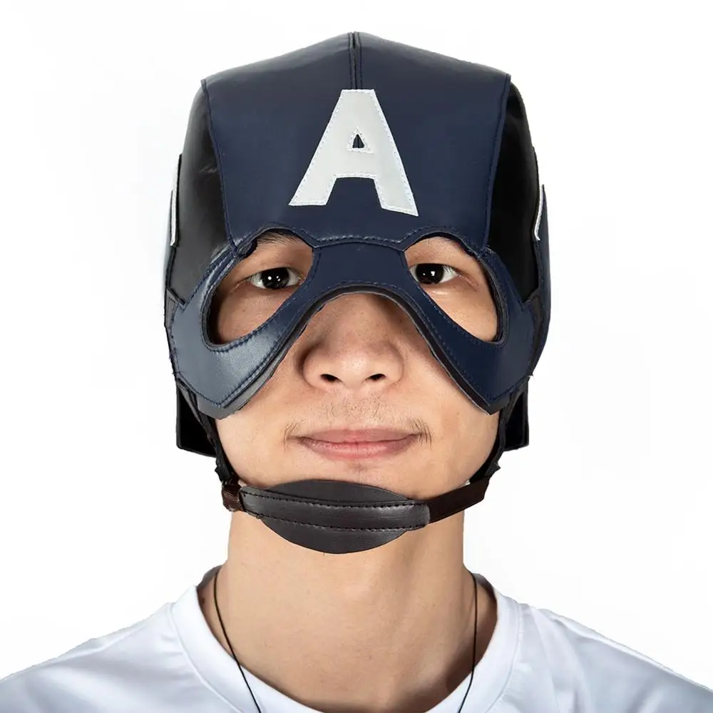 Мстители эндгейм Капитан Америка Маска Косплей Steve Rogers Шлем Супергероя Marvel Хэллоуин вечерние реквизит