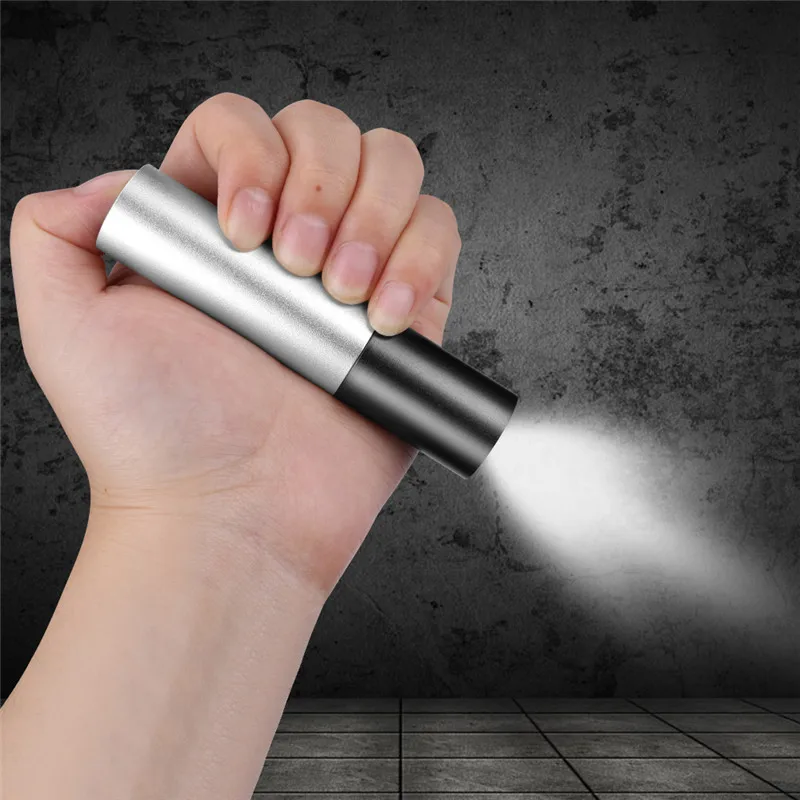 3800 LM Flashlight Torch USB Rechargeabel Built-in Battery 3 Modes XPE Zoom Portable Lantern Super Bright Flashlight