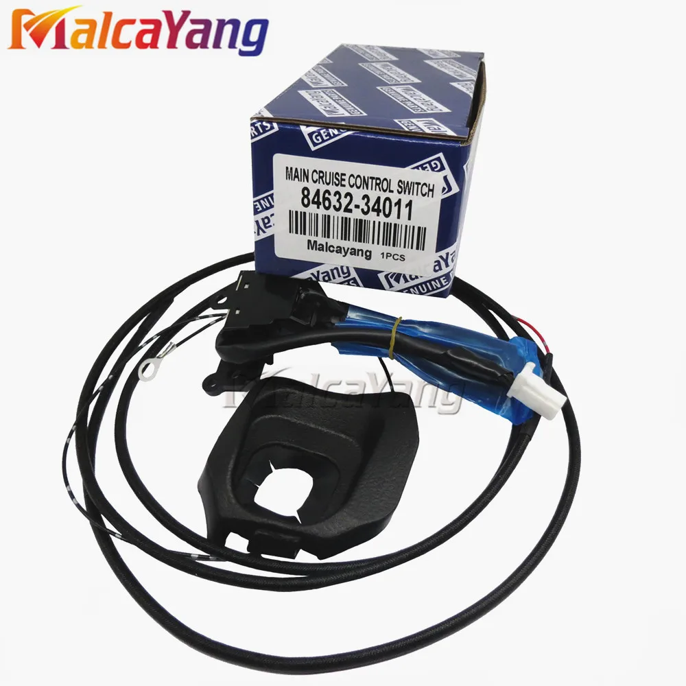Круизный переключатель управления 84632-34011+ 45186-0G030-E0 45186-0G030 крышка рулевого колеса+ провода Шурупы для Toyota Land Cruiser Prado