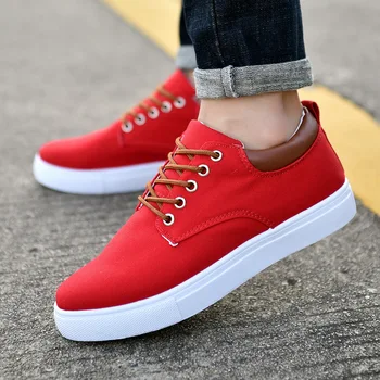 

Boys Student school canvas shoes for men's casual comfort sneakers large size 11 12 13 male flat shoes