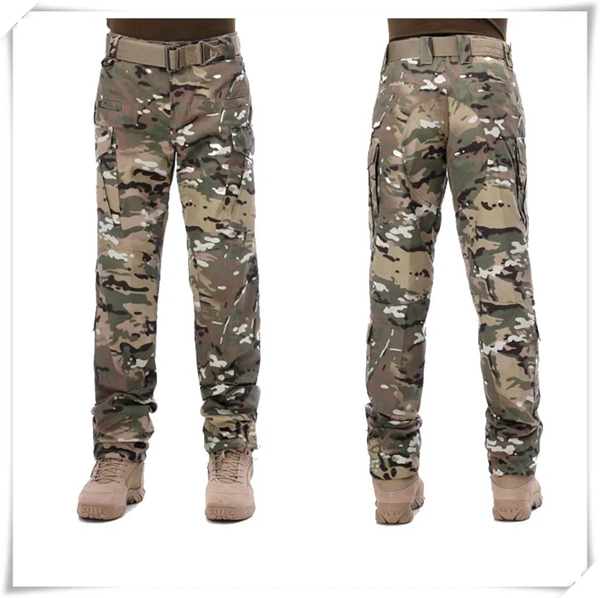 Тактические камуфляжные брюки; армейская одежда; военные брюки-карго с несколькими карманами; мужские тренировочные брюки; охотничья уличная форма