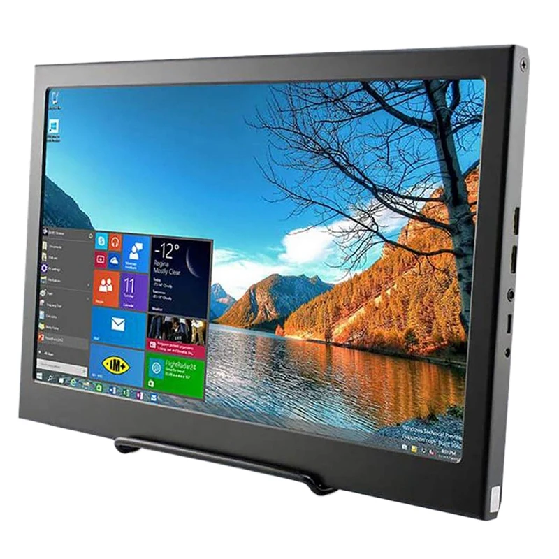 

AMS-13.3 Inch Portable LCD Monitor HD 1080P Screen HDMI for NS Switch Laptop for PS4 for XBOX Game Monitor-EU Plug