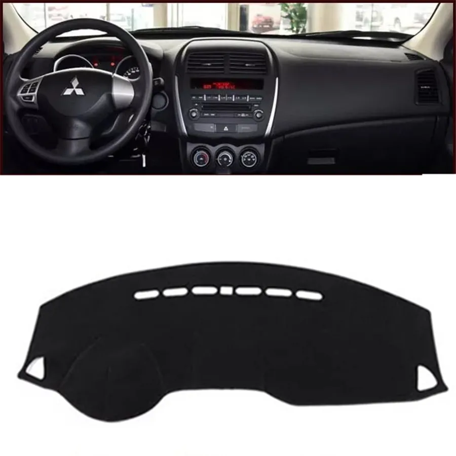 

SJ Car Inner Auto Dashboard Cover Dashmat Pad Carpet Sun Shade Dash Board Cover For Mitsubishi ASX 2011 2012 2013 2014 2015-2018
