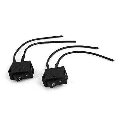 Кулисный переключатель переменного тока 250 V/16A 125 V/20A w провода для автомобильных электронных Мощность Управление 2 предмета