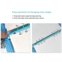 

Binder Notebook Protector Protective Convenient Portable Office Supplies Binder Notebook Cover Loose-Leaf Binder Cover