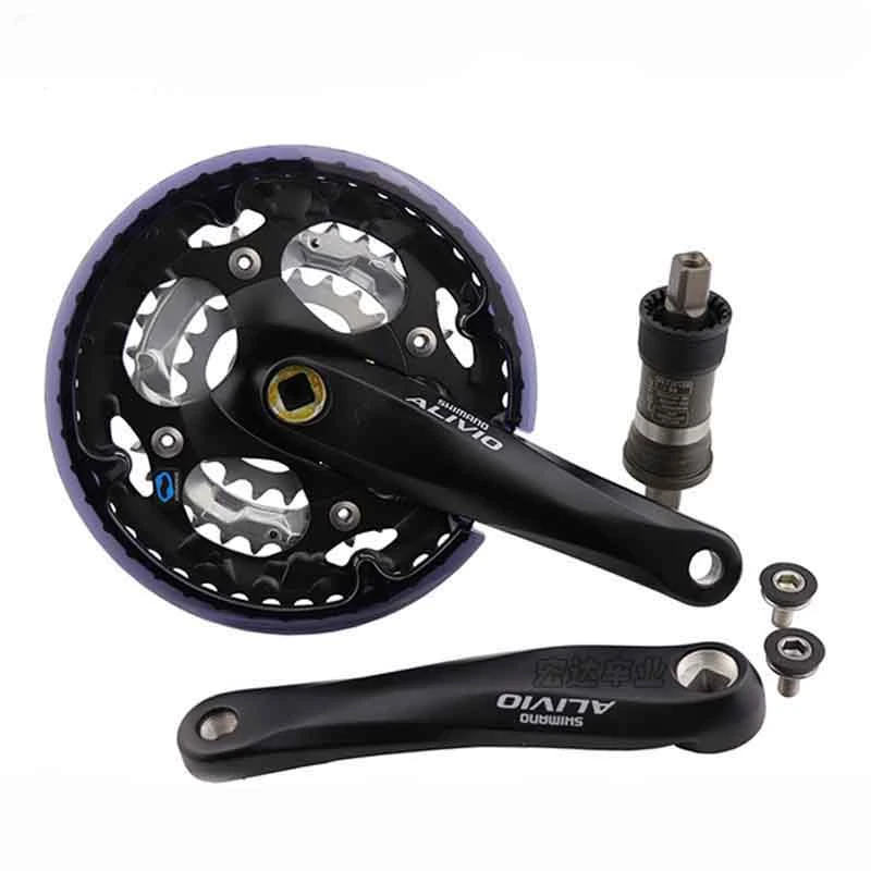 Piezas de bicicleta deore Alivio M410 3*8 velocidad piñón de bicicleta manivela 22 32 42T MTB bicicleta de montaña piñón delantero|Cigüeñal y de rueda de bicicleta| - AliExpress