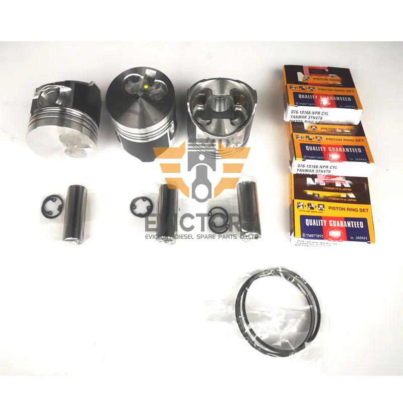 

For KOMATSU 3D95 3D95S overhaul rebuild kit piston liner gasket bearing water pump