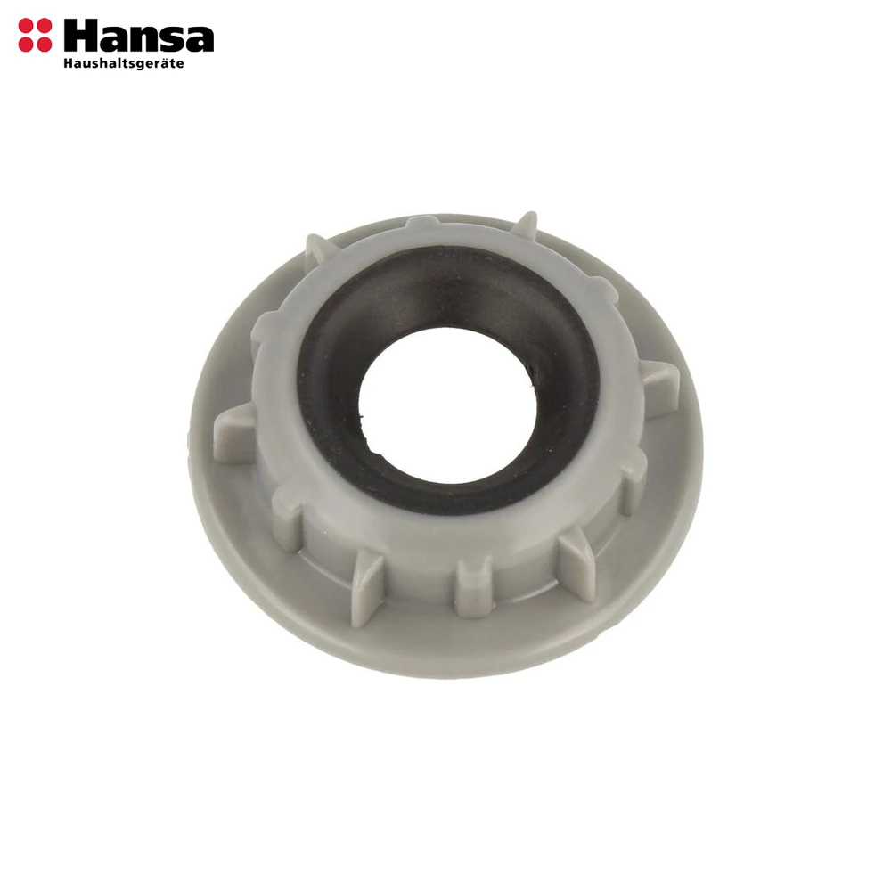 Top spray arm nut with seal Hansa 1070010 external pipe Gorenje Indesit Ariston Whirlpool Korting Candy Samsung Midea Krona Flavia substitutes