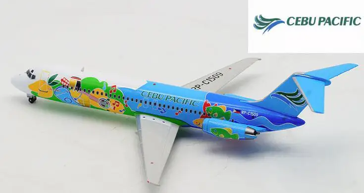 Inflight CEBU тихий MCDONNELL DOUGLAS DC-9-32 1/200 литая под давлением модель самолета RP-C1509